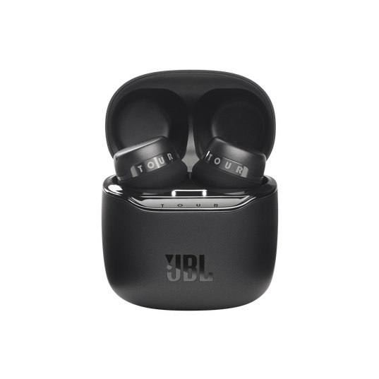 JBL Tour Pro+ TWS - Black - True wireless noise-cancelling earbuds - Detailshot 1